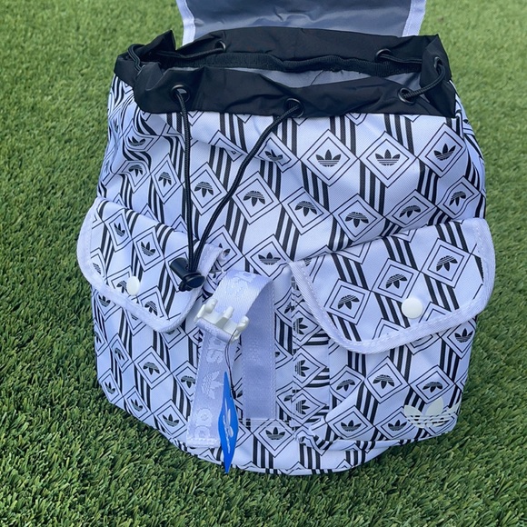 ❤️NWT!!!❤️Adidas White Monogram Mini Backpack. main image 6